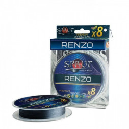 Леска плетеная Sprut Renzo Soft Premium X 8 Space Gray 0.12 140м