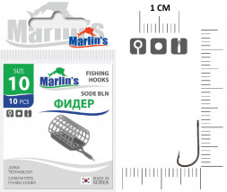 Крючок Marlin's Фидер Sode BLN №10 10шт M0011BLN-010