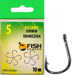 Крючок FISH SEASON Idumezina-ring №8 BN 10шт 10008-08F