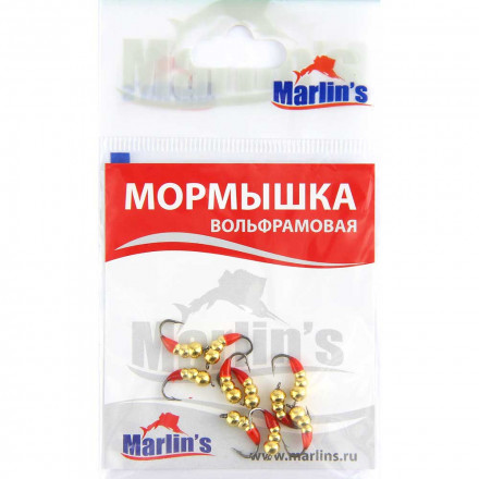 Мормышка вольфрам Marlin&#039;s Мураш №2 золото 7302-333