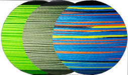 Леска плет. OWNER Kizuna X8 PE chartreuse 0.19 135м