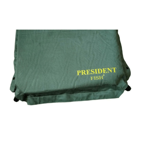 Коврик самонадувной President Fish 8см хаки 190*66 8818002