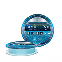 Леска SPRUT Skyline Fluorocarbon Composition EvoTech Classic Blue 0.335 100м