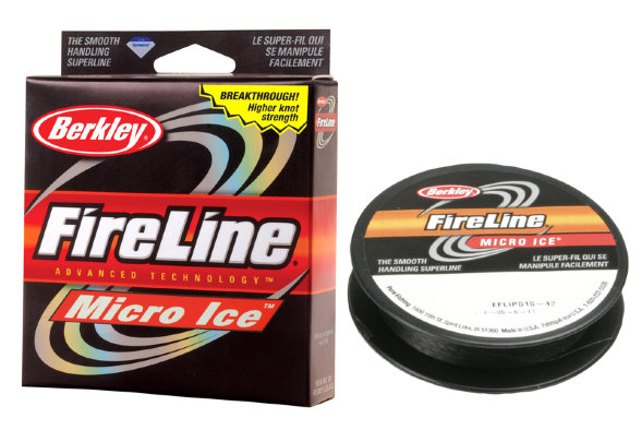 Леска плетеная BERKLEY FireLine Micro Ice Smoke 0.10 45м 1085674