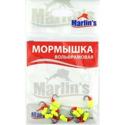 Мормышка вольфрамовая Marlin&#039;s Мураш №2 лимон 7302-666