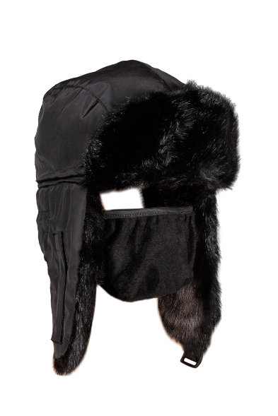 Шапка Huntsman ушанка с маской Евро Норка тк. Taslan Р-р 56-58