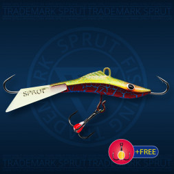 Балансир рыболовный для зимней рыбалки Sprut Mikari №9 22г 75мм RVL+тр. с ф/к