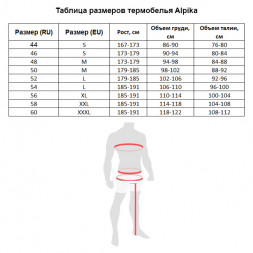 Термобелье ALPIKA Hunter Merino р.56