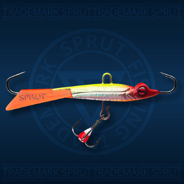 Балансир рыболовный для зимней рыбалки Sprut Garuto №5 9г 55мм CLN-UV-3D