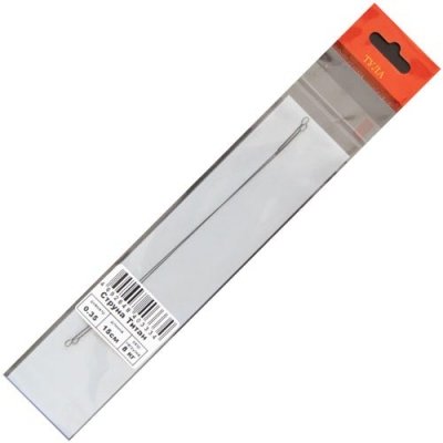 Поводок-струна Tula-SF титан д.0.35 30см 2шт птс-035300