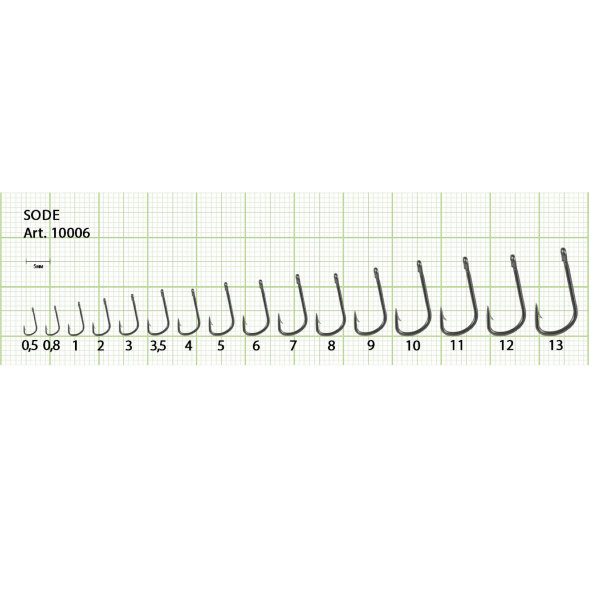 Крючок FISH SEASON Sode-ring №10 BN 8шт 10006-10F