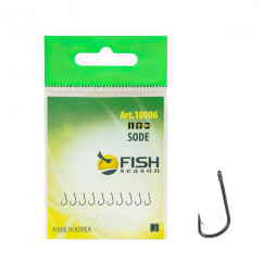 Крючок FISH SEASON Sode-ring №13 BN 8шт 10006-13F