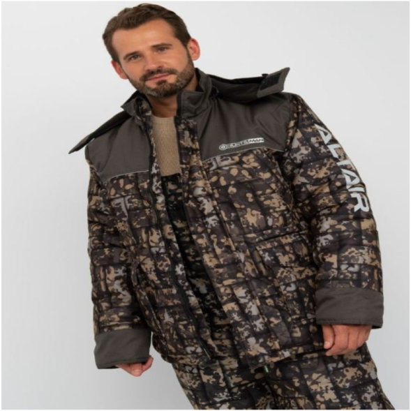 Костюм зимний Альтаир кмф 005 перепл. хаки тк.Alova р.48-50/170-176 Huntsman