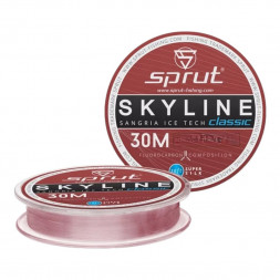 Леска SPRUT Skyline Fluorocarbon Composition Classic sangria 0.125 30м