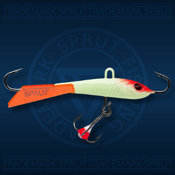 Балансир рыболовный для зимней рыбалки Sprut Hijaro №3 6г 40мм LM-UV