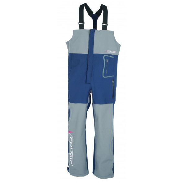 Штаны с лямками Colmic Salopette Softshell Blu/Grigio Tg. 2XL