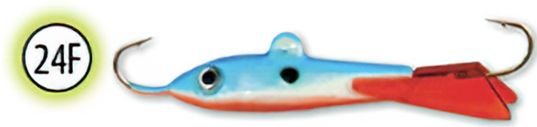 Балансир рыболовный для зимней рыбалки Spider Pro 19 40мм 5г цв.24F