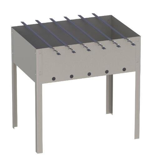 Мангал Helios Light 400*240*400мм 6 шампуров сталь 0.4мм HS-MC.03-Э-1