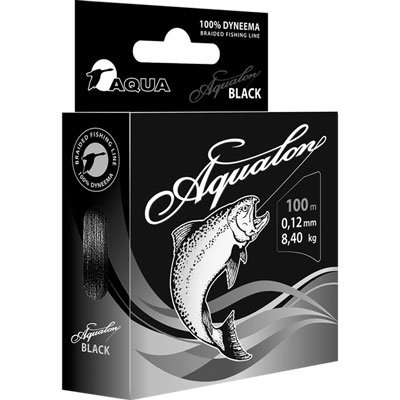 Леска плетеная AQUA Aqualon Black 0.12 100м