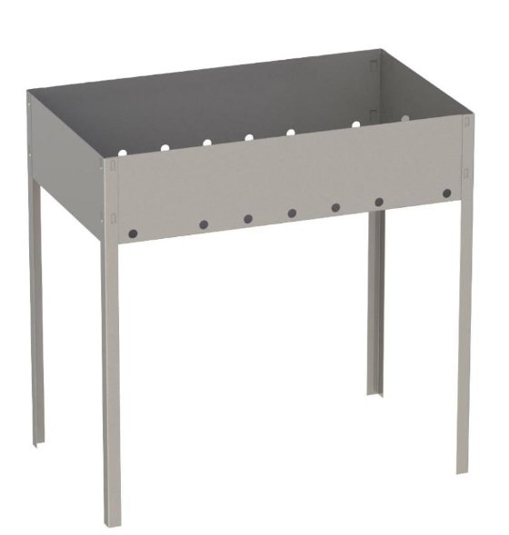 Мангал Helios Light 500*300*500мм сталь 0.7мм HS-MC.04-Э