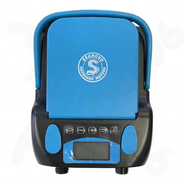 Насос аккумуляторный двухступенчатый HT-999 Seanovo для лодок ПВХ, сабов, матрасов, палаток 0,34-1,38 ат