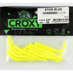 Приманка силиконовая CROXY STICK SLUG 2,2'' цвет 02 уп/9шт