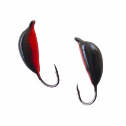 Мормышка вольфрамовая Lumicom Банан с ушком Ф4 покраска 24, цена за 1 шт.