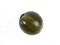 Бусина фидерная Namazu Soft Beads, PVC, d-8 мм круглая, цв. темно-зеленый 20 шт.