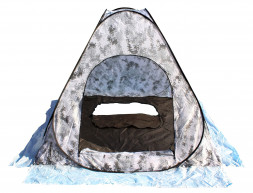 Палатка CONDOR, автомат, зимняя 1,5 Х 1,5 м, КМФ белый цифра, пол расстёгивается