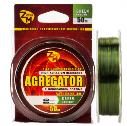 Леска ZanderMaster AGREGATOR 50m, 0.181мм х 3.9кг зелёная