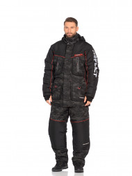 Костюм зимний Siberia Reflect черный тк. Reflex Membrane р.56-58/170-176 Huntsman