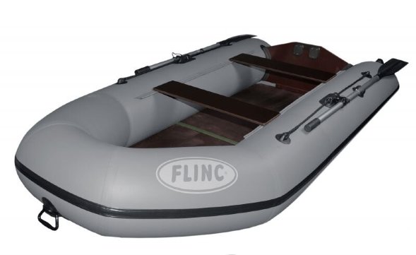 Надувная лодка FLINC FT290L серый