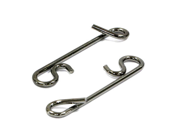 Безузловая застежка Namazu WRAPPING SNAP, цв. BN, р. S, test-4 кг уп.10 шт