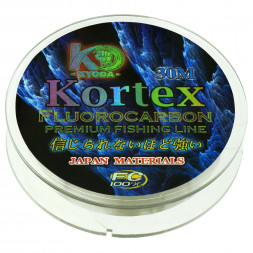 Леска монофильная Kyoda Kortex флюорокарбон d-0,16 мм L-30 м разрывная нагрузка 2,86 кг 6 шт/упак