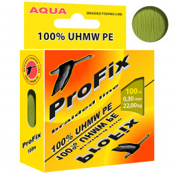 Леска-шнур Aqua ProFix 100м 0,30мм оливковый