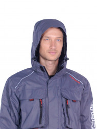 Костюм Huntsman д/с Торнадо цв. Серый, тк. Breathable Р-р: 48-50, Рост: 182-188