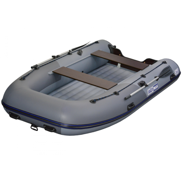 Надувная лодка Boatsman 300AS НДНД Sport серо-графитовый